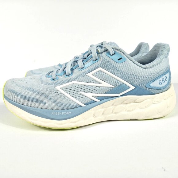 New Balance Fresh Foam 680v8 Women's 6 Quarry Blue Chrome Blue Sea Salt W680LT8 - Picture 11 of 16